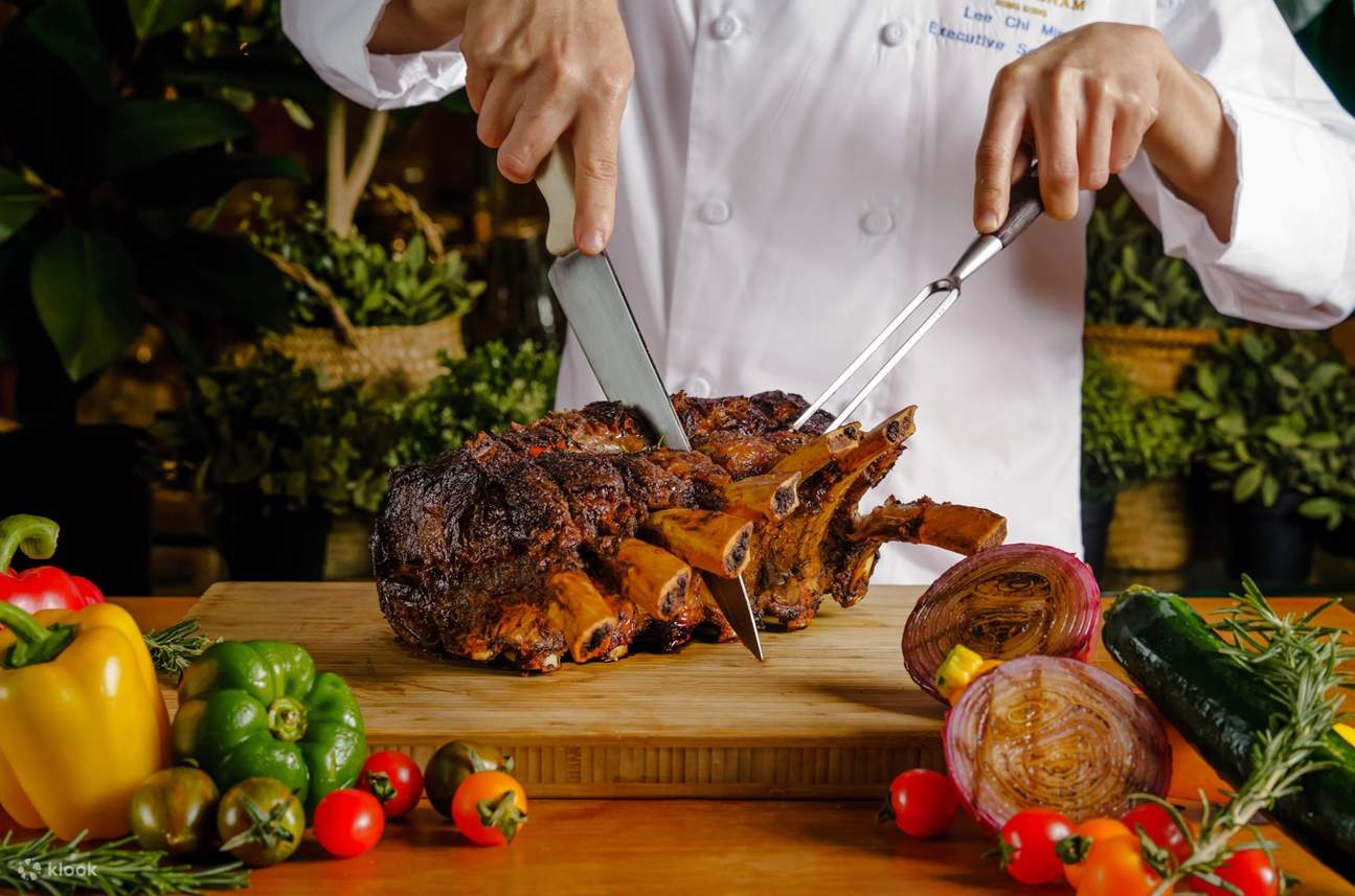 บุฟเฟต์ The Langham, ฮ่องกง | The Food Gallery | ปูขายาว, หอยนางรมสด, เนื้ออบ | บุฟเฟต์มื้อกลางวัน, บุฟเฟต์มื้อค่ำ